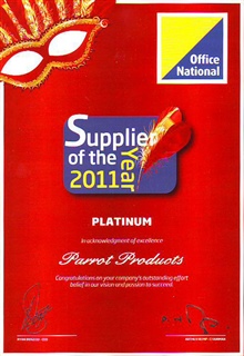 Supplier of the year - 2011