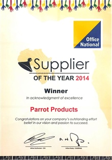 Supplier of the year - 2014