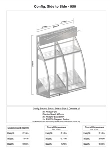 Stand Configuration 950 (Side to Side