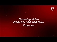 OP0475 Data Projector Unboxing Video