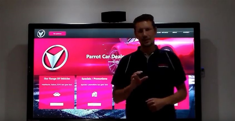 Parrot Interactive Car Dealership Presentation Two 