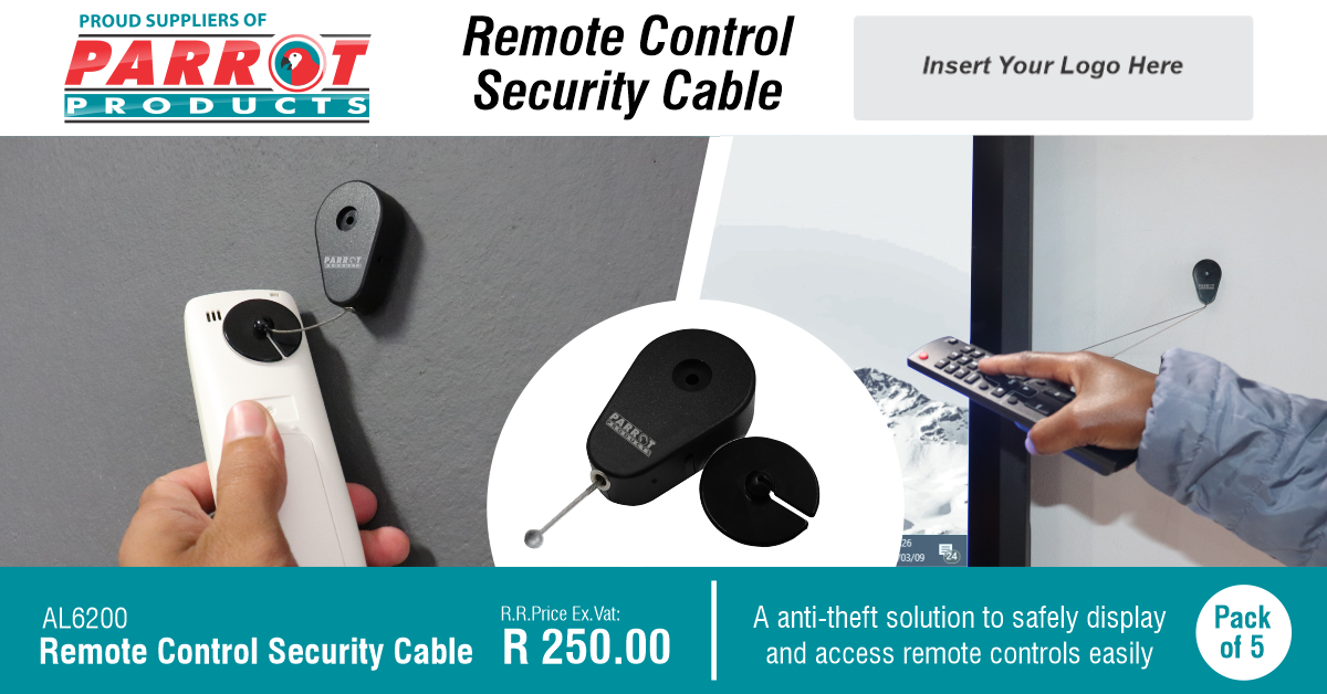Remote Control Security Cable