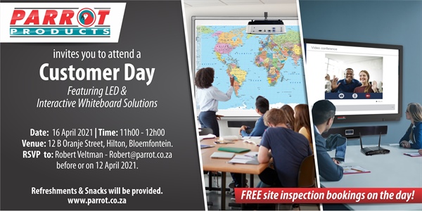 Customer Day Bloemfontein - 16th April 2021