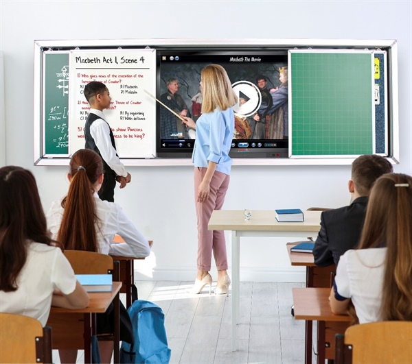 Why we love the Parrot Products Roller Rail system in classrooms