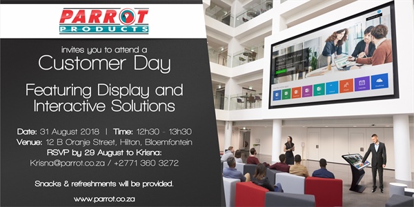 Customer Day Bloemfontein - 31 August 2018