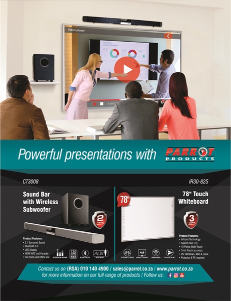 Powerful presentations with Parrot Products