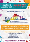 Visit our stand #11 at Edutech Africa 2018