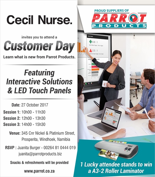 Cecil Nurse Customer Day - Namibia 27 October 2017