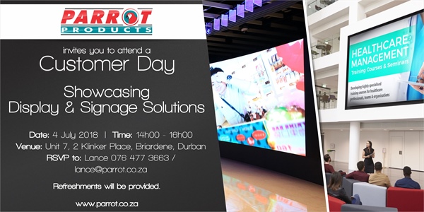 Customer Day Durban - 4 July 2018