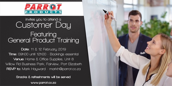 Customer Day Port Elizabeth - 11 & 12 February 2019