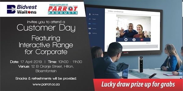 Customer Day Bloemfontein - 17th April 2019