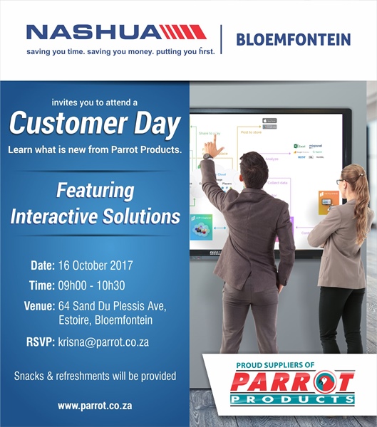 Customer Day - Nashua Bloemfontein 16 October 2017
