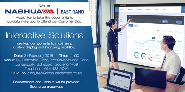Nashua East Rand Customer Day - 21 February 2018