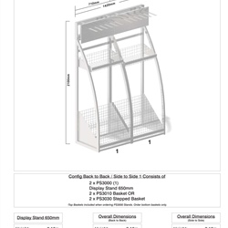 Stand Configuration 650 (Side to Side)