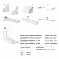 PS9MK Makro Retro Fit Display Stands