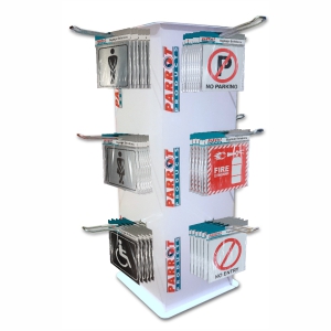 PS9032 Safety Sign Counter Display (merchandised)