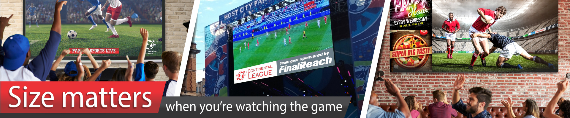 Watch Sports on a big screen