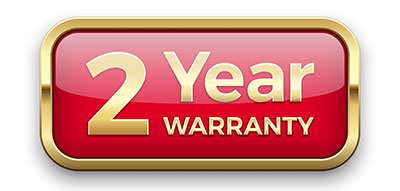 2 Year Warranty