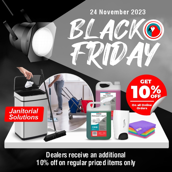 Parrot Products - Black Friday 2023 - Janitorial