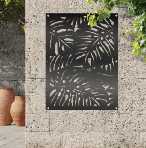 Laser cut wall art Abstract Tropical