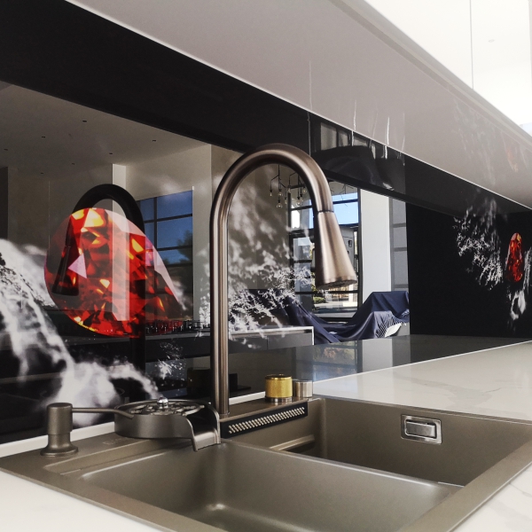 Glass Kitchen Splashback