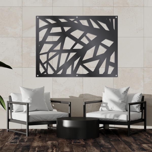 Laser cut wall art Abstract Leaf