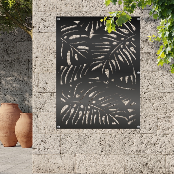 Laser cut wall art Abstract Tropical