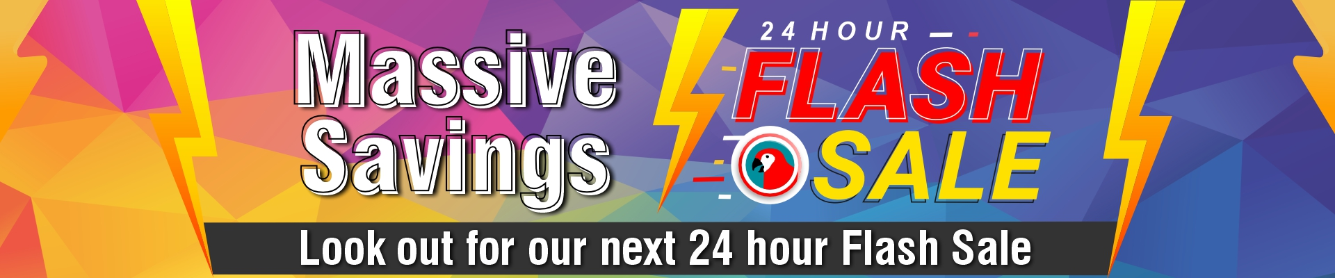 24 Hour Flash Sales Banner