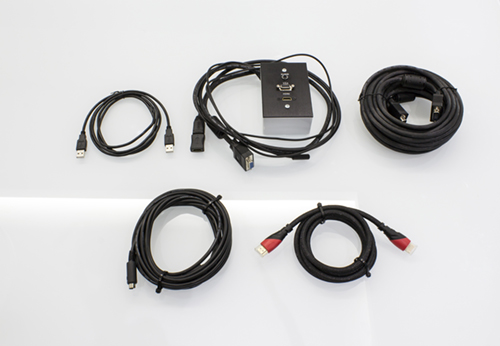 Cables (HDMI, VGA, USB, PS2, 3.5MM Jack)