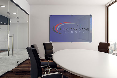 Glass Whiteboard in Boardroom