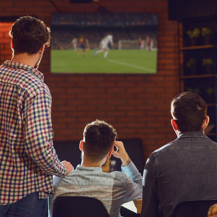 Sports Bar With TV Screen