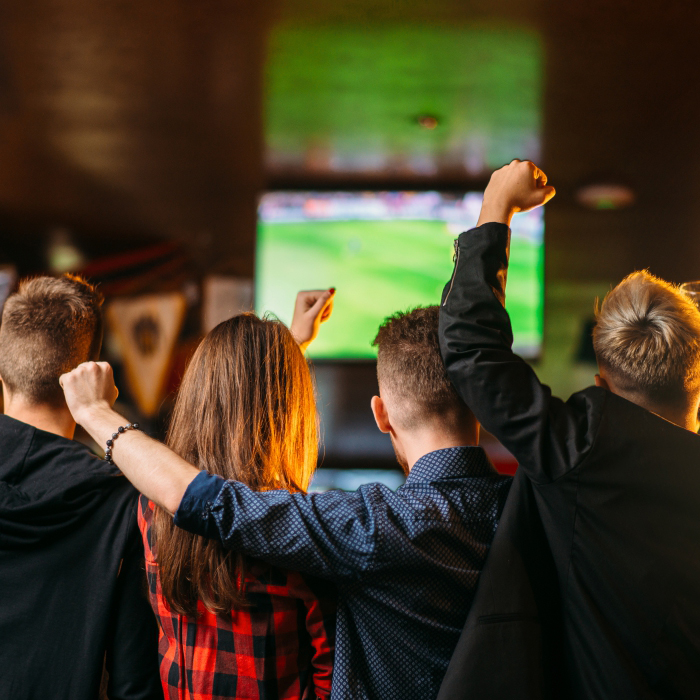 Sports Bar With TV Screen