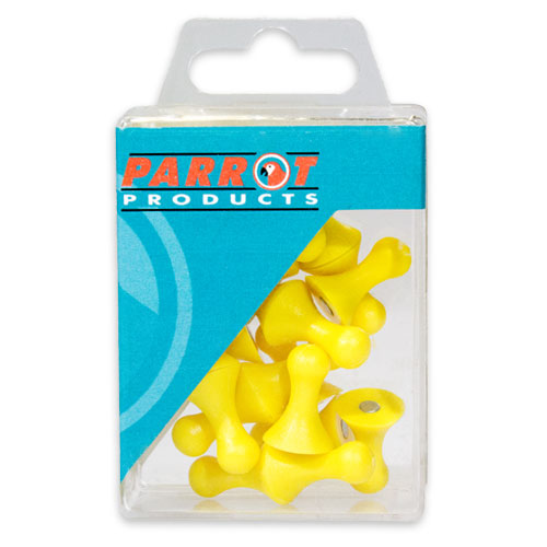 Magnetic Map Pins 25 Box - Yellow