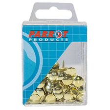 Drawing Pins Brass (Boxed Pack 100)