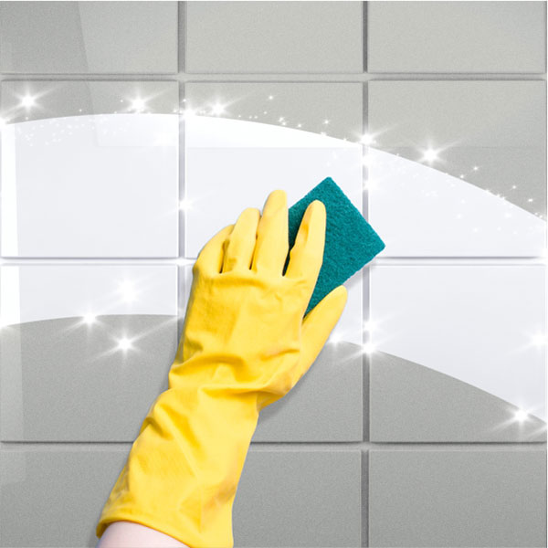 Cleaning Tiles with Parrot Tile Cleaner