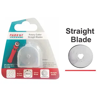 Craft Knife Rotary Blades 28mm Straight