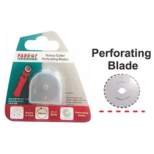 Craft Knife Rotary Blades 28mm Perforate