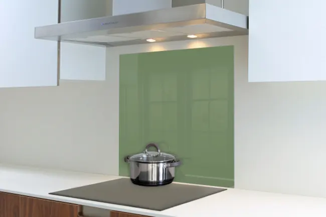 Reseda Green Hob Splashback