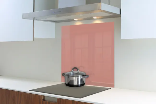 Rose Gold Hob Splashback