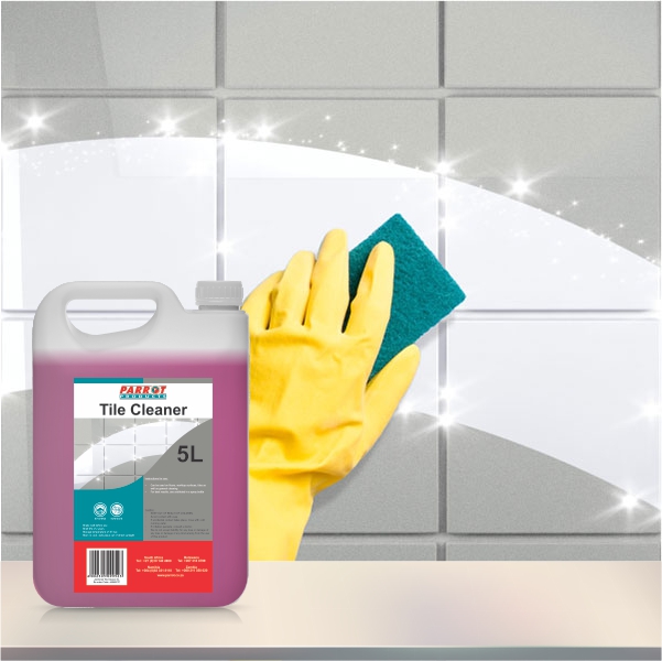 Cleaning Tiles with Parrot Tile Cleaner