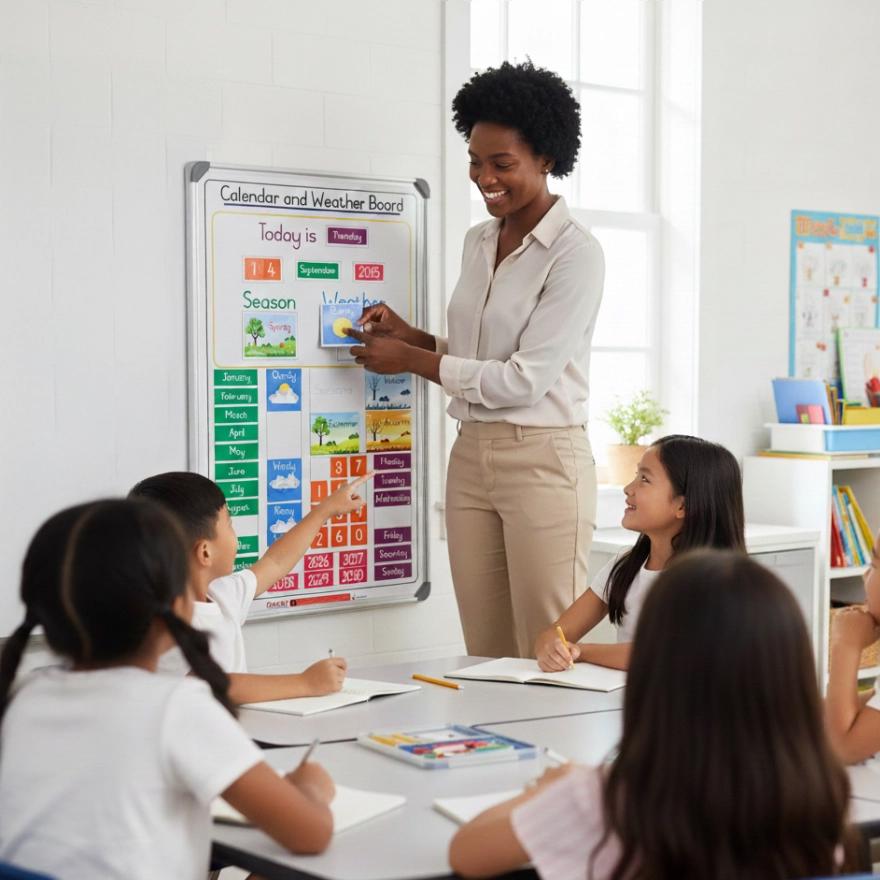 Weather and Calendar Board
