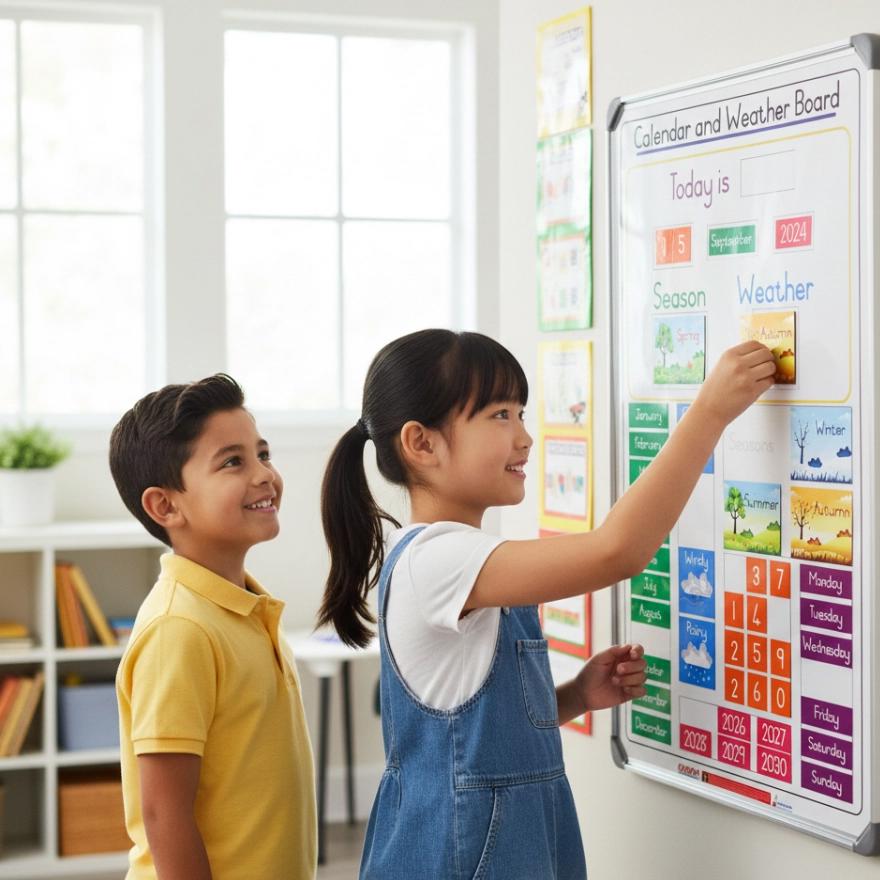 Weather and Calendar Board