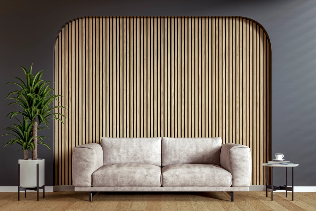 Acoustic Slatted Wall Panels